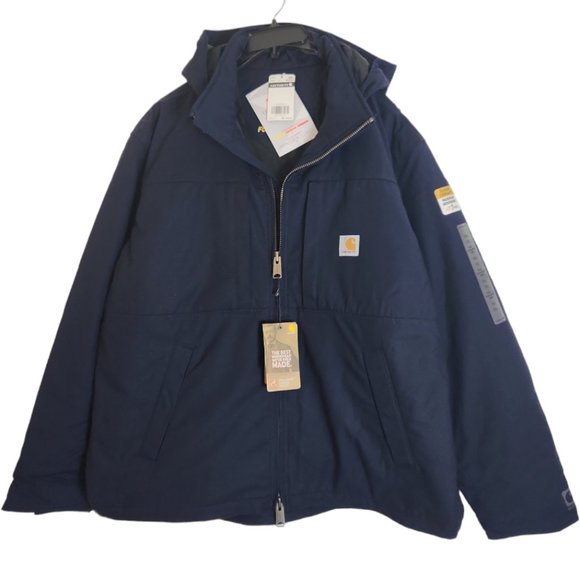 CARHARTT BIG MEN'S FULL SWING CRYDER QUICK DUCK WORK JACKET 2XL - Picture 3 of 9